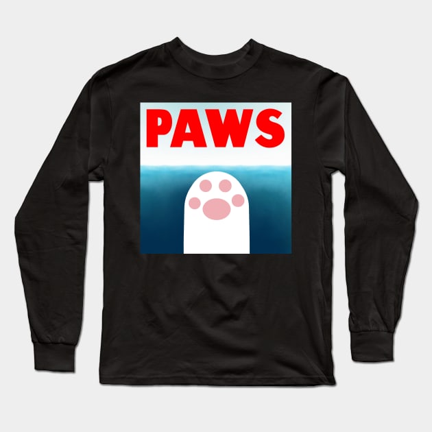 Paws Long Sleeve T-Shirt by adrianserghie